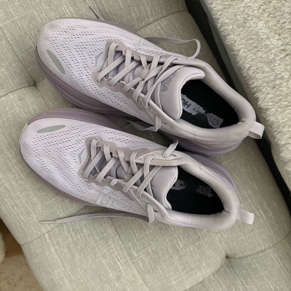 Purple Hokas Bondi 8